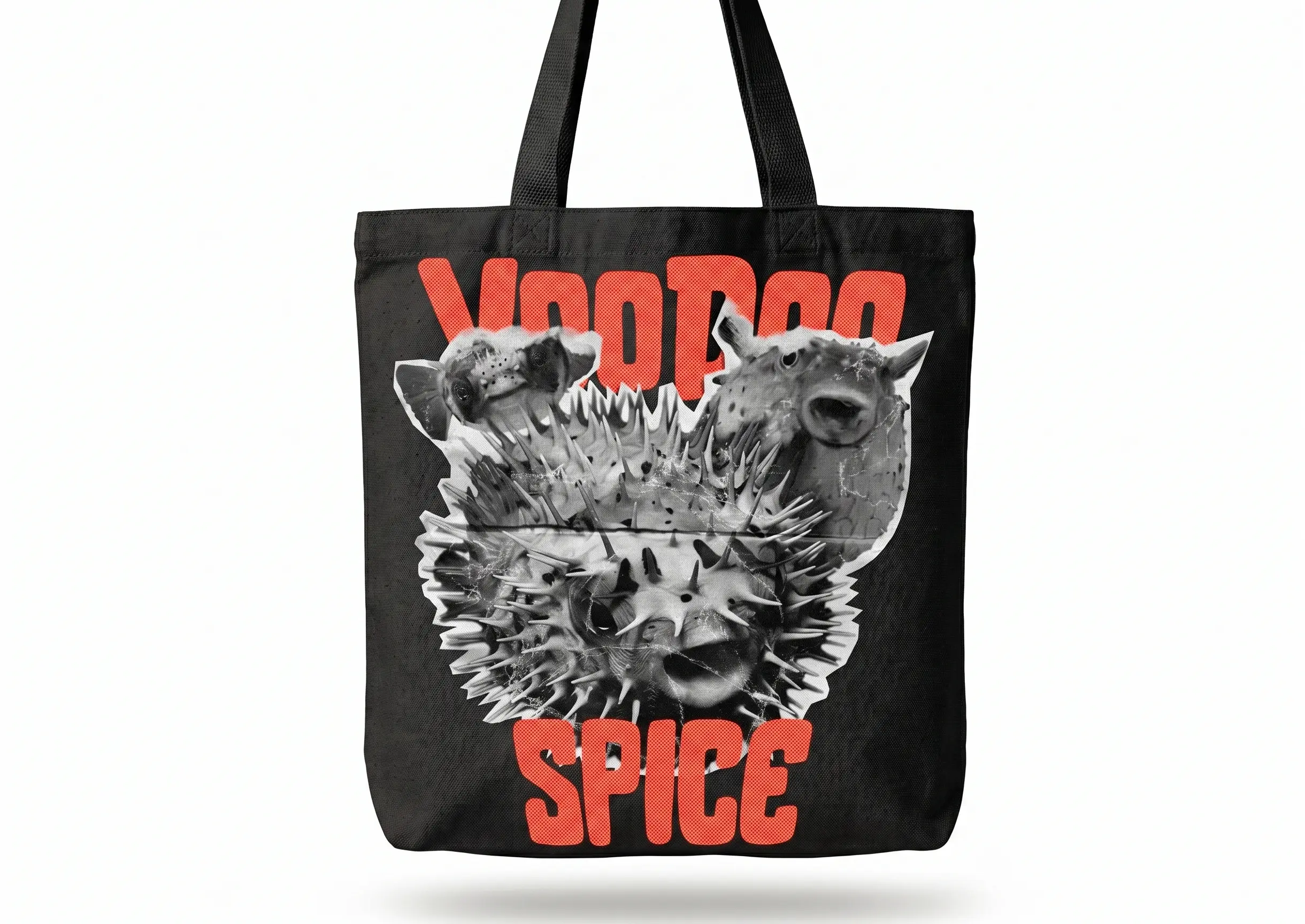 Tote_Negro_Pez Tote de Mercado